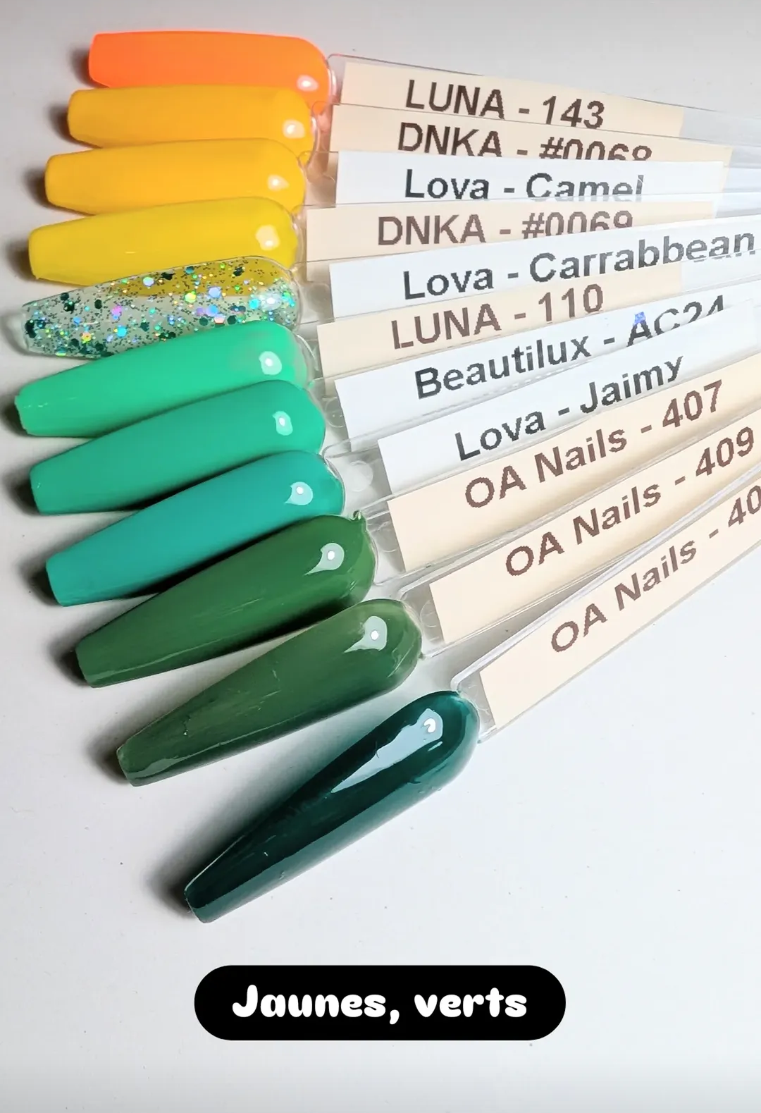Press-On nails - couleur unie