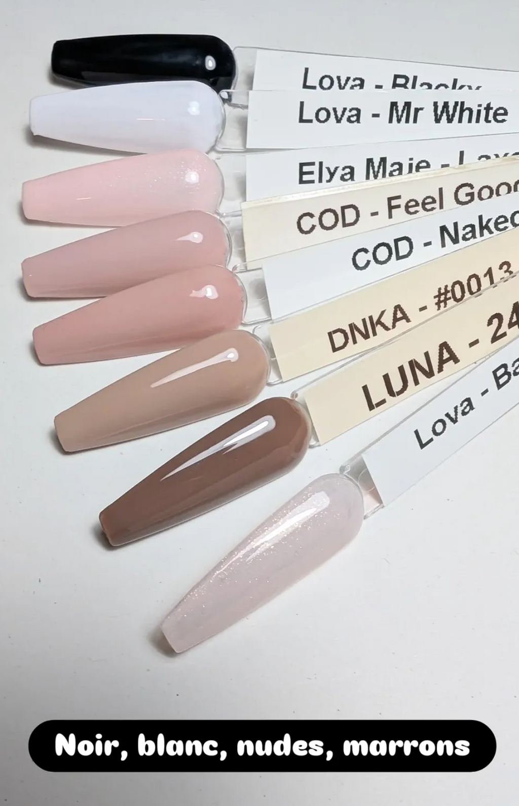 Press-On nails - couleur unie