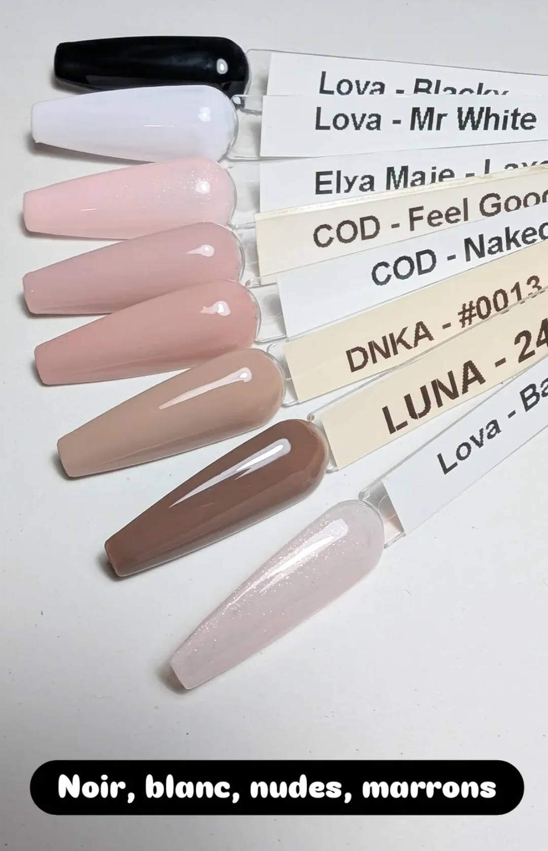 Press-On nails - couleur unie